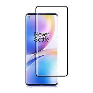 محافظ صفحه شیشه ای تمام صفحه تمام چسب خمیده OnePlus 8 Pro Full Screen Glass