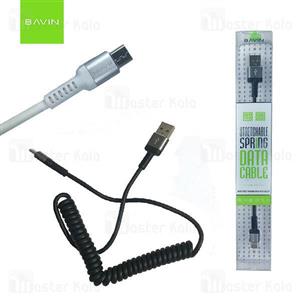 کابل میکرو یو اس بی باوین Bavin CB-153 Cable توان 2.4 آمپر و طراحی تلفنی...
