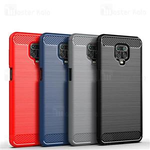 قاب محافظ ژله ای Xiaomi Redmi Note 9s / Note 9 Pro / Note 9 Pro Max Rugged Armor Fiber Carbon...