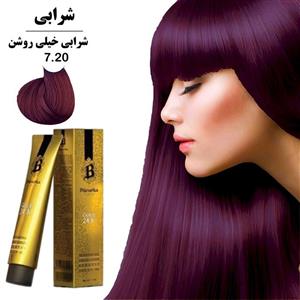 رنگ مو بیجورکا شماره 7/20 حجم 100 میلی لیتر رنگ شرابی خیلی روشن