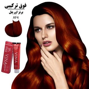 رنگ مو وینا ۱۲۵میل کراتینه برنز اورچل AF.4