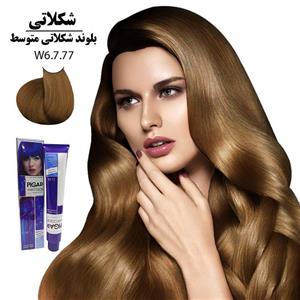 رنگ مو پیگار کراتینه بلوند شکلاتی متوسط W6-7.77