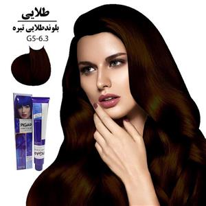 رنگ مو پیگار کراتینه بلوند طلایی تیره G5-6.3
