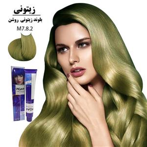 رنگ مو پیگار کراتینه بلوند زیتونی روشن M7-8.2