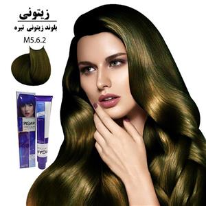 رنگ مو پیگار کراتینه بلوند زیتونی تیره M5-6.2