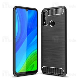 قاب محافظ ژله ای هواوی Huawei P Smart 2020 Rugged Armor Fiber Carbon