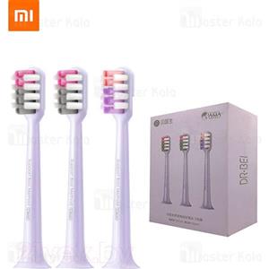 پک 3 تایی سری یدک مسواک برقی شیائومی Xioami DR.BEI X1 / X3 / X5 ToothBrush Head