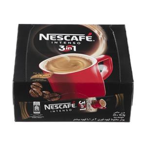 نستله | نسکافه اینتسو 3 در 1 | 20 عددی Nescafe 3 in 1 intenso Coffee Mix Powder Pack Of 20