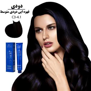 رنگ مو جوو مدل Excellence شماره 4.1 حجم 100 میلی لیتر رنگ قهوه ای دودی متوسط