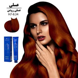 رنگ مو جوو مدل Excellence شماره 8.34 حجم 100 میلی لیتر رنگ عسلی روشن