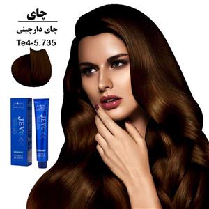 رنگ مو جوو مدل Excellence شماره 5.735 حجم 100 میلی لیتر رنگ چای دارچینی