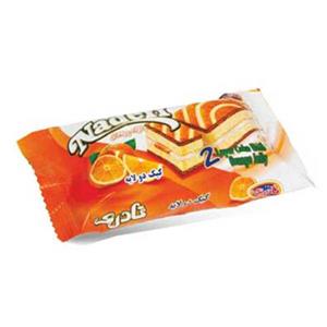 کیک دو لایه پرتقالی ۳۰ گرمی نادری