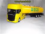 (تانکر) ماکت تریلی اسکانیا (SCANIA V8 R730) سایز 1:64 ساخت WELLY  طرح ECO