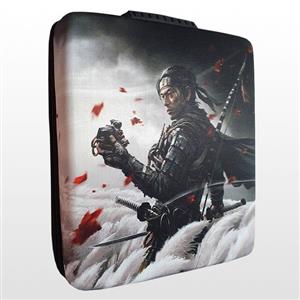 کیف دسته کنسول های بازی - Double Controller Case Ghost Of Tsushima Design 