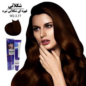رنگ مو پیگار کراتینه قهوه ای شکلاتی تیره W2-3.77