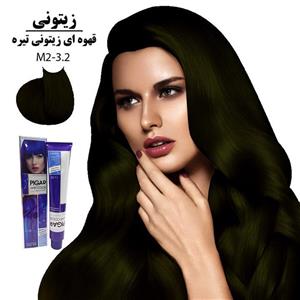 رنگ مو پیگار کراتینه قهوه ای زیتونی تیره M2-3.2