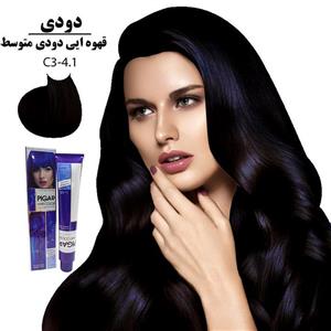 رنگ مو پیگار کراتینه قهوه ای دودی متوسط C3-4.1