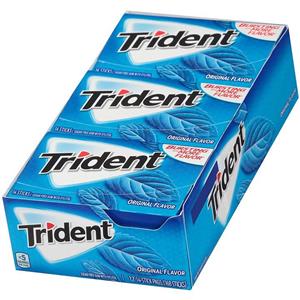 ادامس تریدنت نعنا تند بسته 12 عددی Original Trident 