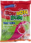 آبنبات چوبی هندوانه و توت فرنگی بن بن 48 عددی کوچک BonBon Candy