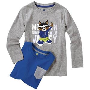 تیشرت آستین بلند پسرانه بسته 2 عددی لوپیلو کد 37577