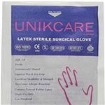 دستکش استریل لاتکس جراحی یونیک کر – LATEX STERILE SURGICAL GLOVE UNIKCARE