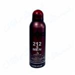 اسپری بدن ۲۱۲ لاو استار مردانه LOVE STAR 212 BODY SPRAY FOR MEN