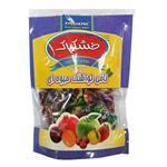 خشکپاک لواشک چند میوه دو سر پیچ تافی 250 گرمی 