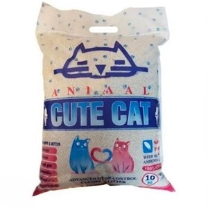 خاک گربه کیوت کت (Cute Cat) گرانول ساده ۱۰ کیلویی