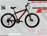 دوچرخه المپیا استیل اسپورت دیسکی کد 2697 سایز 26 -OLYMPIA STEEL SPORT 2DISC