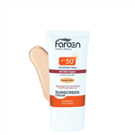 کرم ضد آفتاب فاربن مخصوص پوست های نرمال و خشک با SPF 50 حجم 50 میل - بژ روشن
