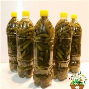 خیارشور یک و یک ( قوطی ممتاز - 800 گرمی ) 