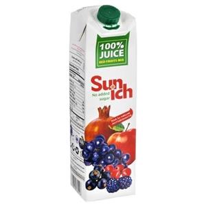 آبمیوه سن ایچ 1 لیتری ( میوه های قرمز ) Sunich Red Fruits Mix Juice 1Lit