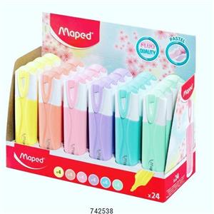 ماژیک هایلایتر پاستلی مپد Maped بسته 6 رنگ