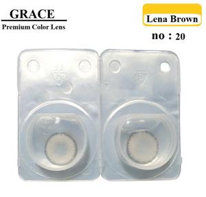 لنز رنگی گریس Lena Brown شماره Grace Premium 20 