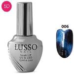 ژل لاک چشم گربه ای 5D لوسو شماره 006 Lusso Cat’s Eye Gel Nail