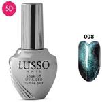 ژل لاک چشم گربه ای 5D لوسو شماره 008 Lusso Cat’s Eye Gel Nail