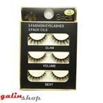 مژه ۳ بعدی مدل x08 فشن FASHION EYELASHES