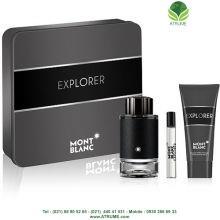 عطر ادکلن گیفت ست مون بلان اکسپلورر ادو پرفیوم ۳ تکه ۱۰۰ میل Explorer Eau de Parfum Gift Set 3 Pc 