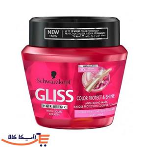 ماسک مو ترمیم کننده گلیس مدل GLISS Color Protect & Shine Hair Mask 