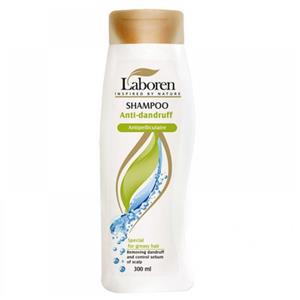 شامپو ضد شوره مخصوص موهای چرب لابورن Laboren مدل Anti Dandruff حجم 300 میلی‌لیتر Laboren Anti Dandruff Shampoo For Greasy Hair 300ml