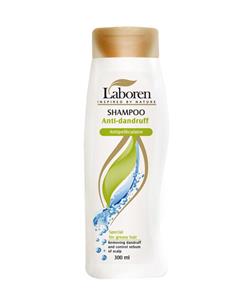 شامپو ضد شوره مخصوص موهای چرب لابورن Laboren مدل Anti Dandruff حجم 300 میلی‌لیتر Laboren Anti Dandruff Shampoo For Greasy Hair 300ml