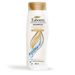 شامپو موهای رنگ‌شده و آسیب‌دیده لابورن Laboren حجم 300 میلی‌لیتر Laboren Reinforcement Shampoo For Colored And Damaged Hair 300ml