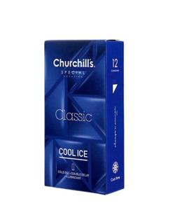 کاندوم چرچیلز مدل Cool Ice بسته 12 عددی 
