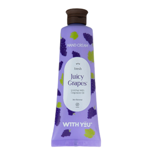 کرم مرطوب کننده دست روغن هسته انگور ویت یو 50 میلی With You Fresh Skin Renewal Hand Cream Enriched With Grape Seed Oil 50ml