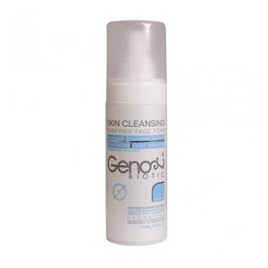 فوم شستشوی صورت ژنوبایوتیک مناسب پوست خشک و حساس ۱۵۰ میلی لیتر Geno Biotic Cleangen Purifying Face Foam For Dry Skin 150ml