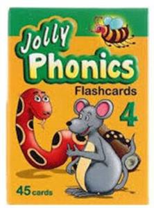 فلش کارت جولی فونیکس Jolly Phonics 4 FlashCards 