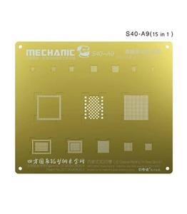 شابلون سه بعدی طلایی آیفون مکانیک MECHANIC S40-A9