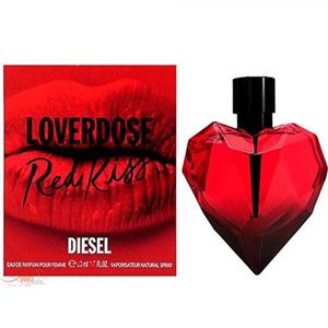 عطر زنانه دیزل لوردوز رد کیس ادو پرفیوم Diesel Loverdose Red Kiss for women edp Diesel Loverdose Red Kiss for women edp حجم 75میل