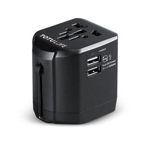 شارژر دیواری مسافرتی چندمنظوره توتو TOTU AC10 Universal travel adapter 