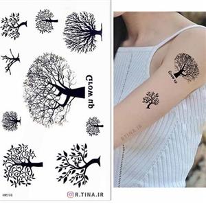 تاتو موقت طرح درخت